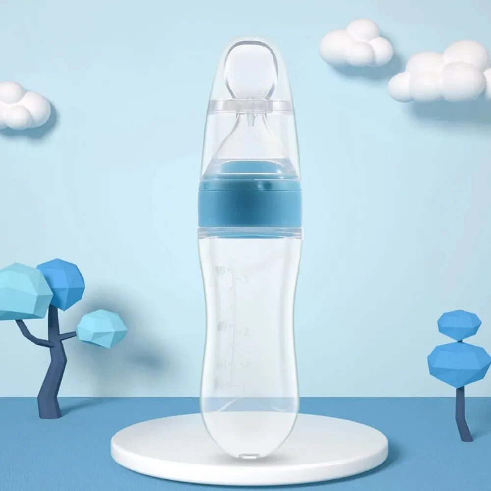 Mamadera de comida para bebé 90 ml. - self feeding baby