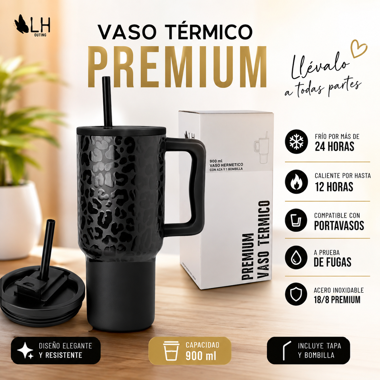 Vaso Térmico Premium 900 ml