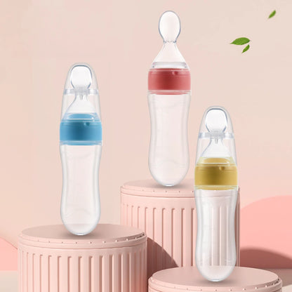 Mamadera de comida para bebé 90 ml. - self feeding baby