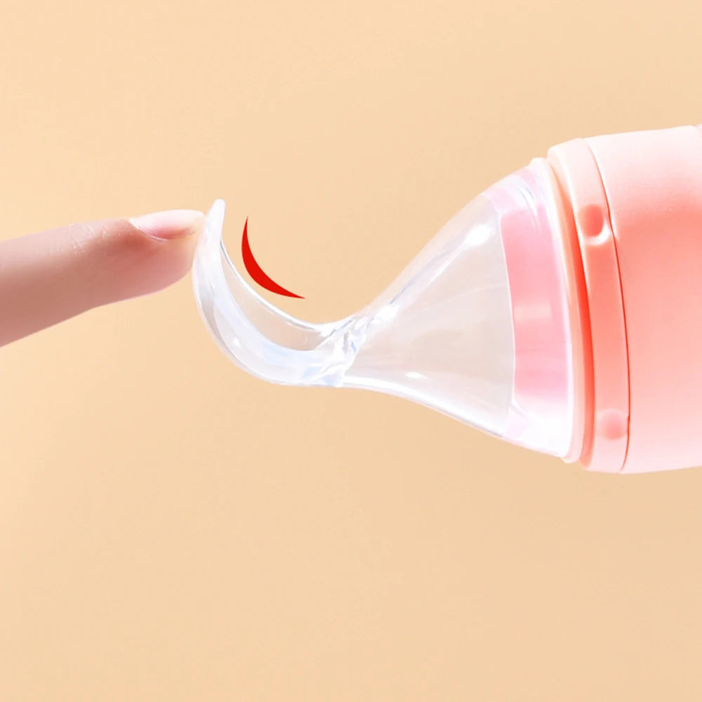 Mamadera de comida para bebé 90 ml. - self feeding baby