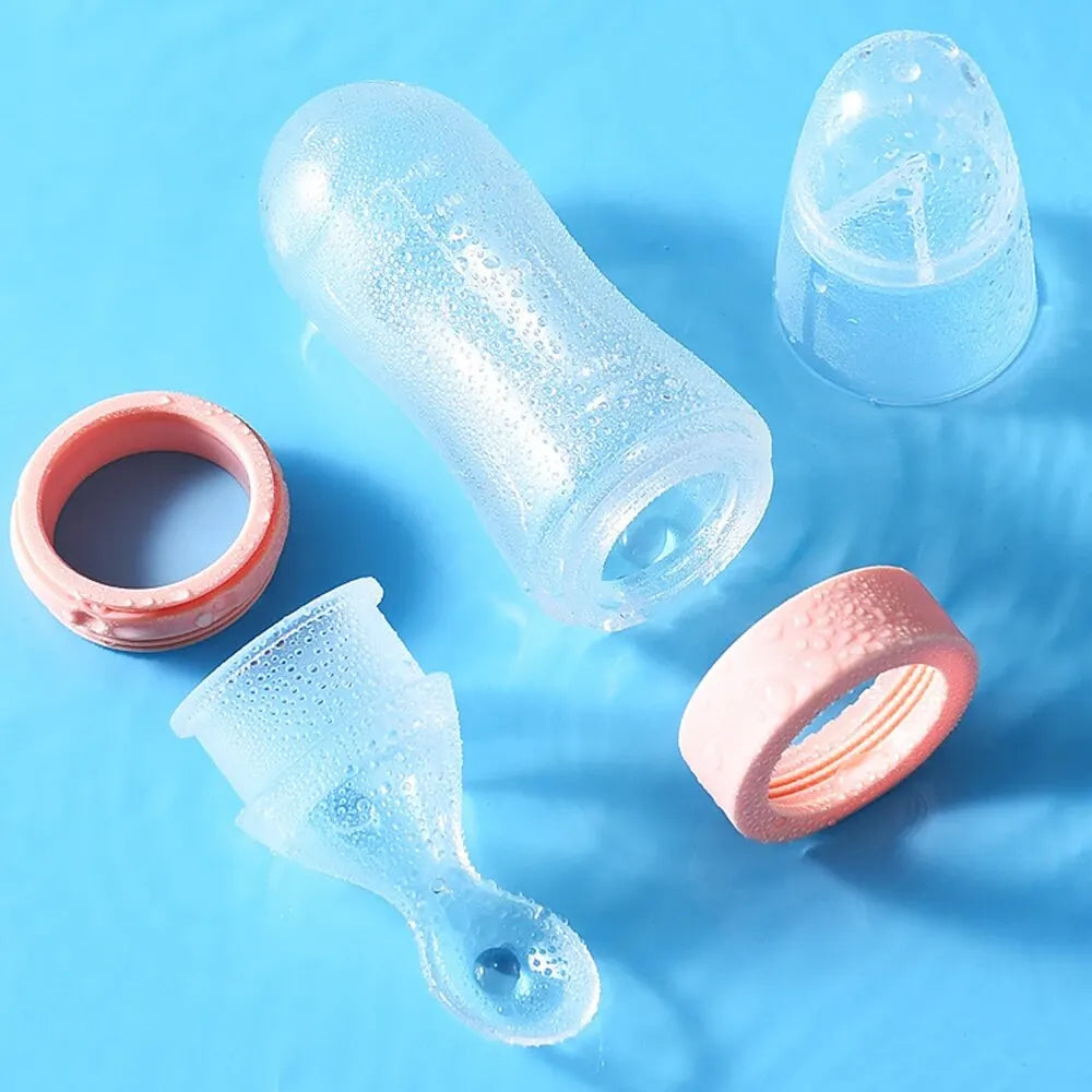Mamadera de comida para bebé 90 ml. - self feeding baby