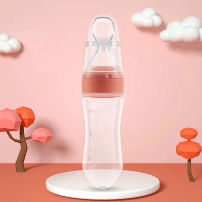 Mamadera de comida para bebé 90 ml. - self feeding baby