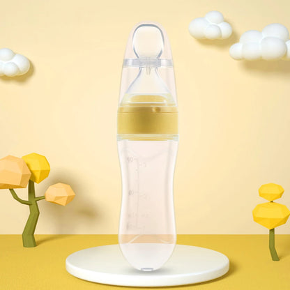 Mamadera de comida para bebé 90 ml. - self feeding baby